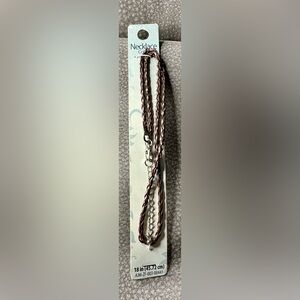 Chic Brown Braided Necklace